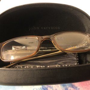 John Varvatos V344 Mens Designer Full-rim Eyeglasses/Eyewear